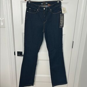 Chic Dark Blue Boot Cut Jeans